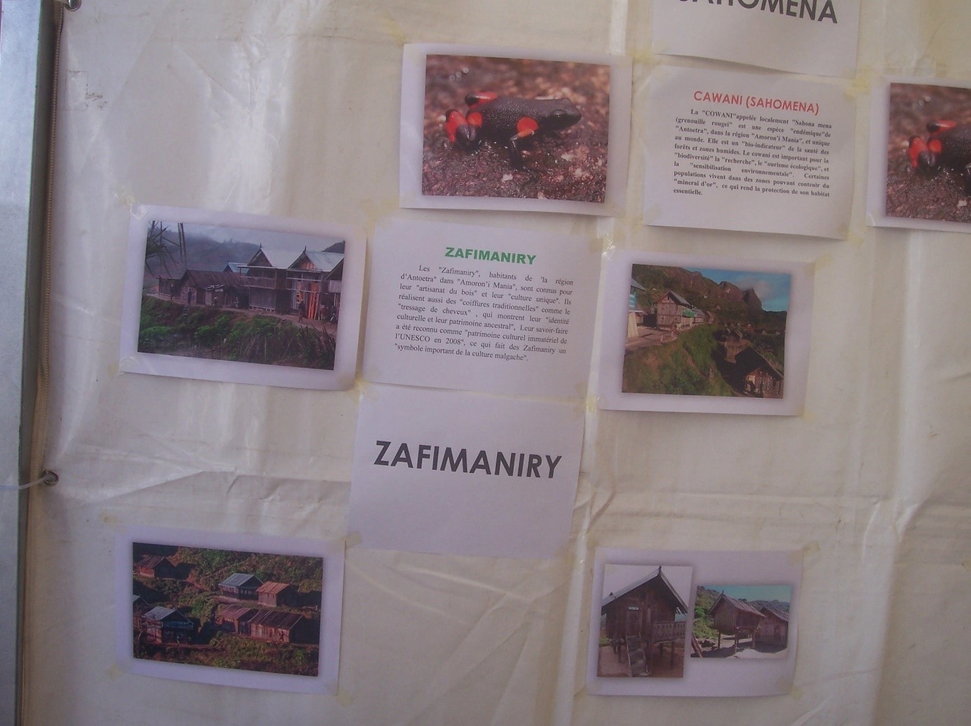 Le peuple Zafimaniry est réputé pour son artisanat et sculpture en bois