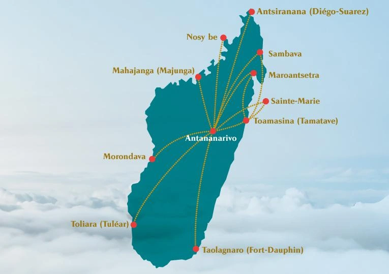 Avion Madagascar tourisme