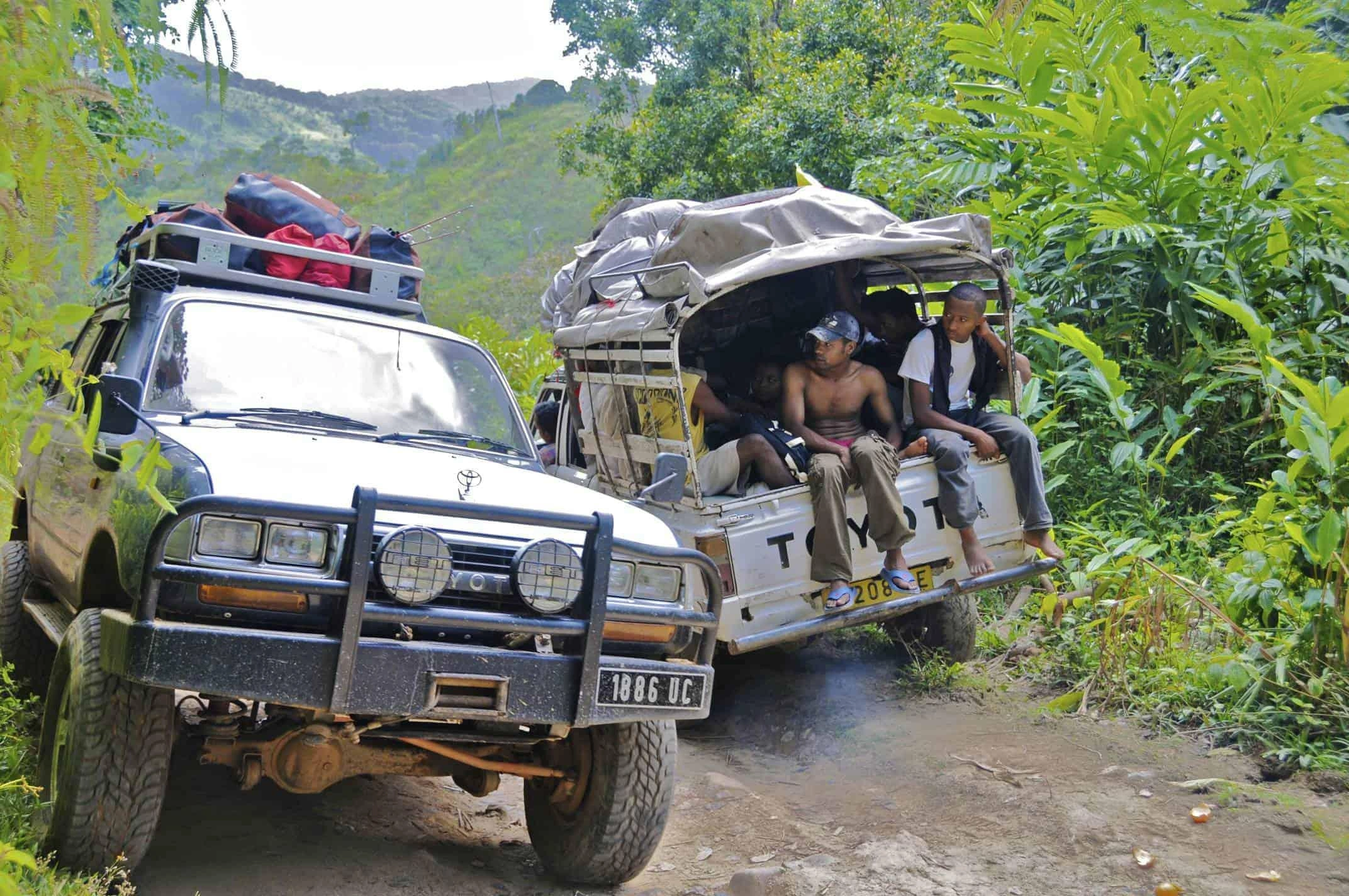 Voyageurs transport Madagascar