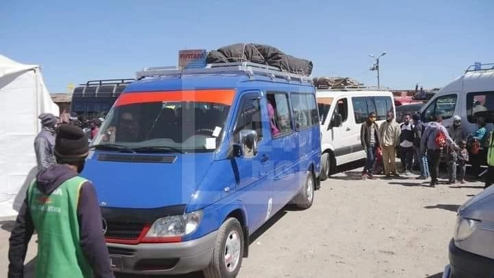 Contrôle de sécurité routière dans une gare routière d'Antananarivo
