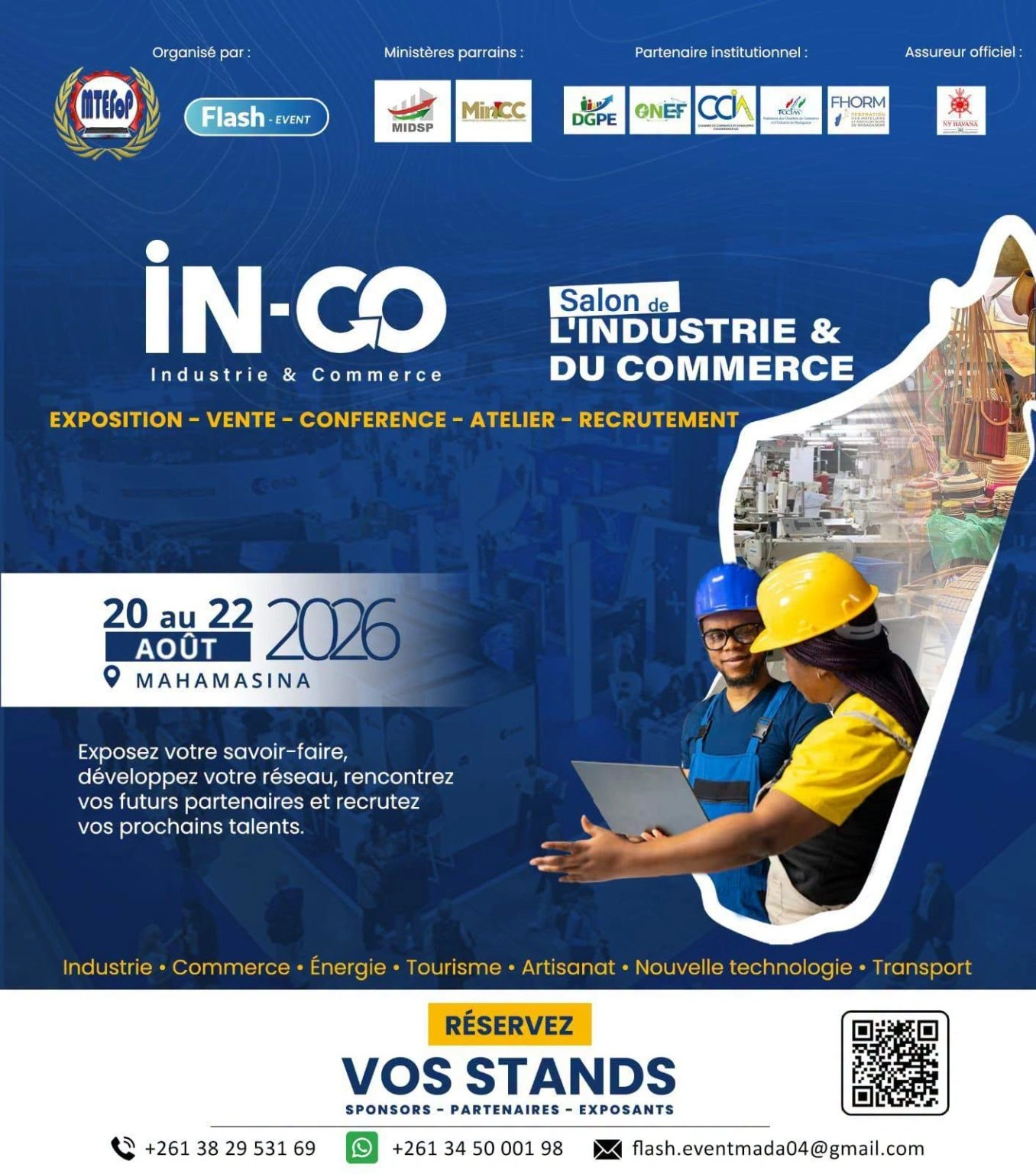 Salon de l'Industrie et du Commerce IN-CO 2026 — Antananarivo